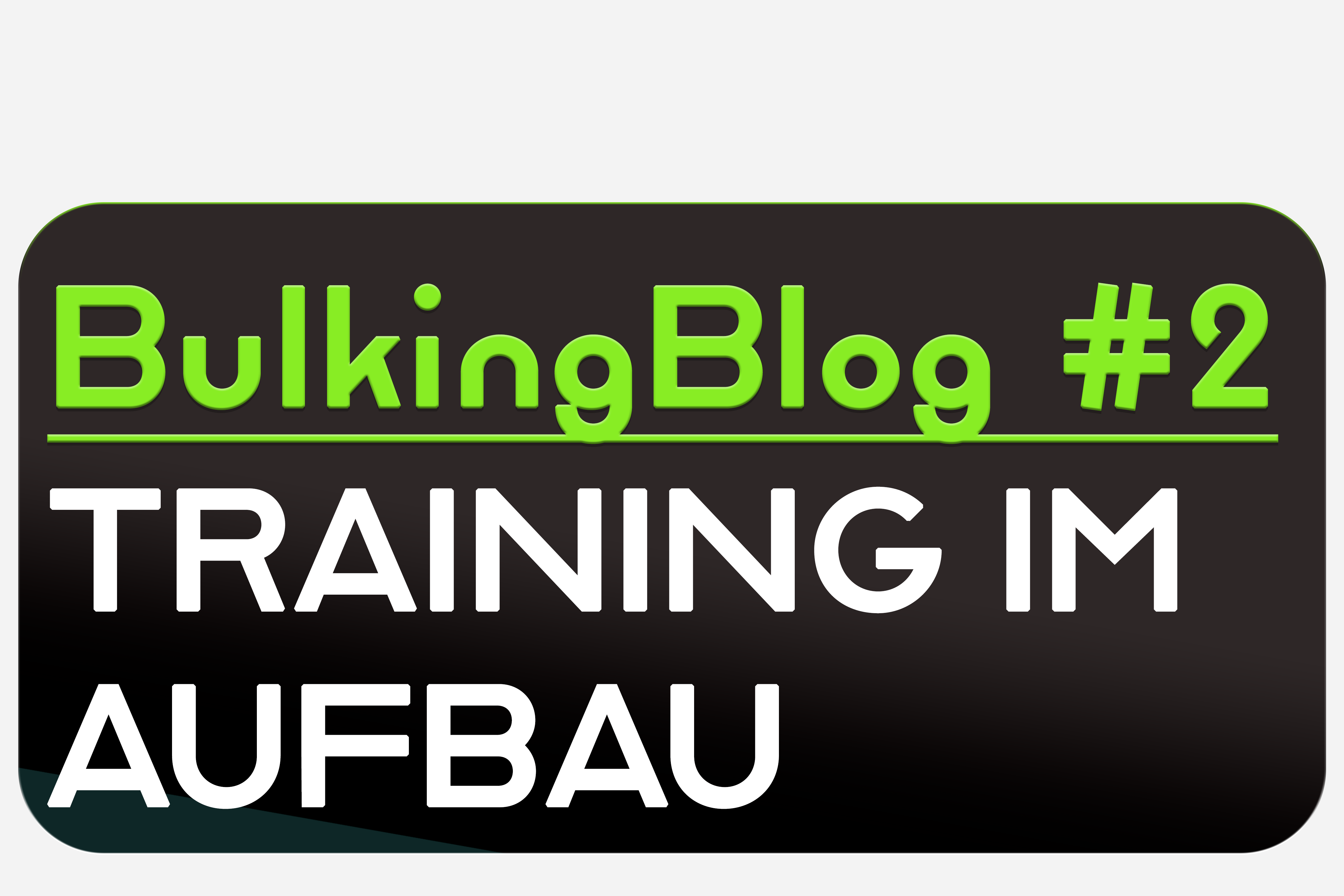 Training im Aufbau