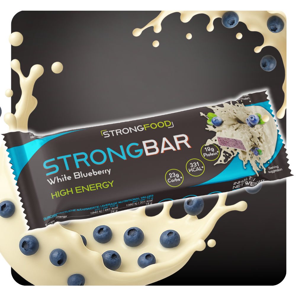 StrongBar 12x75g White Blueberry